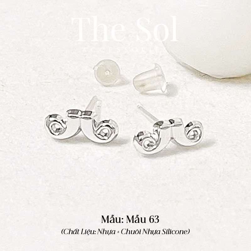  Bông Tai Nhựa 7K - BTN001 / BTN002 / BTN003 / BTN004 