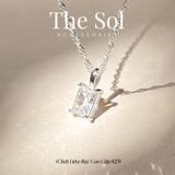  Dây Chuyền Bạc Emeral Diamond 