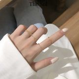  Set Nhẫn Hàn Quốc Simple Ring - Bộ 4 Chiếc 