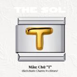  Charm Titan Italian Bracelet - Charm Chữ Cái 