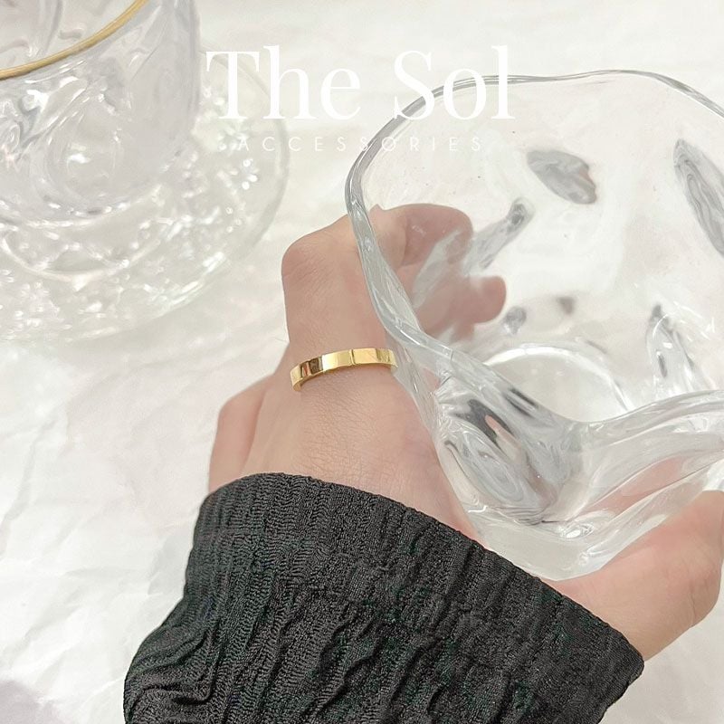  Nhẫn Titan The Basic 3mm 