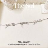  Lắc Tay Titan Triple Bows - Mẫu 117 