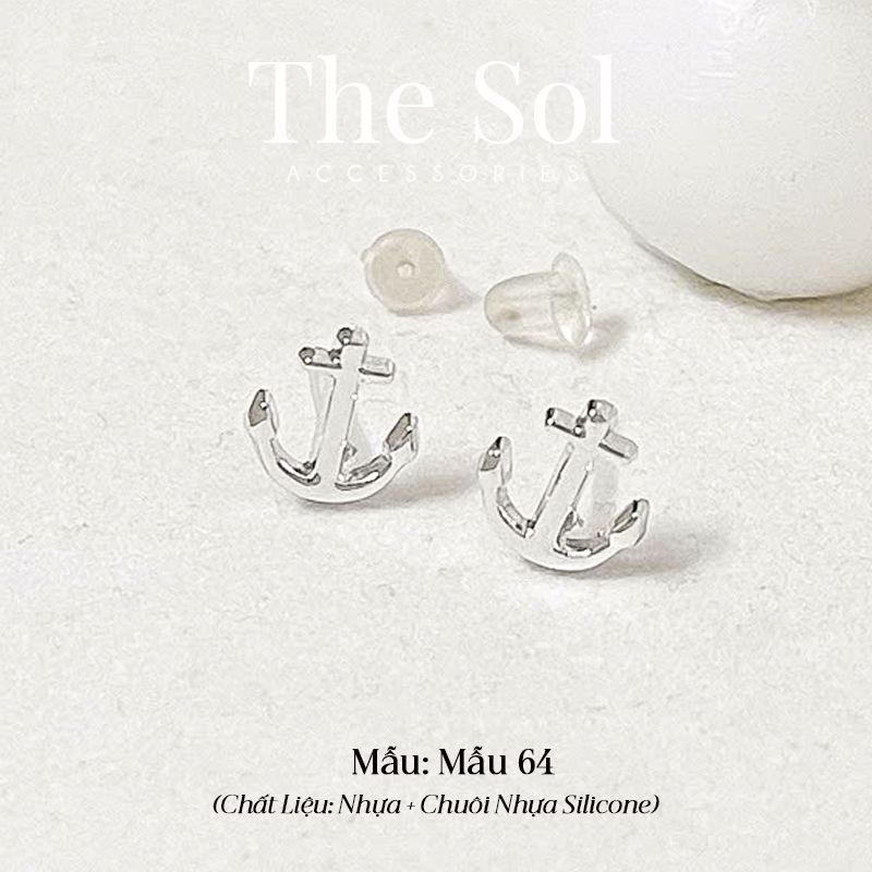  Bông Tai Nhựa 7K - BTN001 / BTN002 / BTN003 / BTN004 