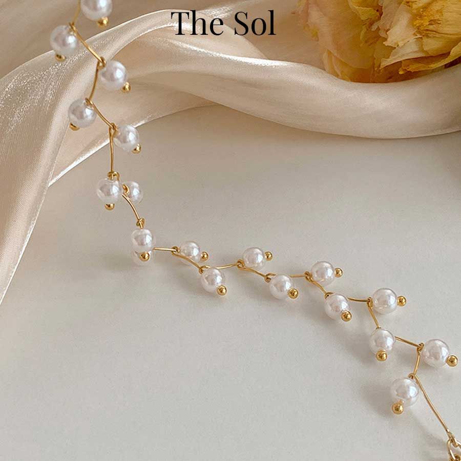  Choker Hàn Quốc Elegant Pearls 