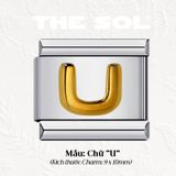  Charm Titan Italian Bracelet - Charm Chữ Cái 