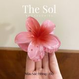  Kẹp Gắp Hàn Quốc Hoa Sứ Acrylic - 8cm 