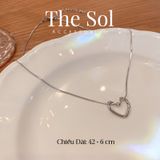  Dây Chuyền Hàn Quốc Hollow Heart 