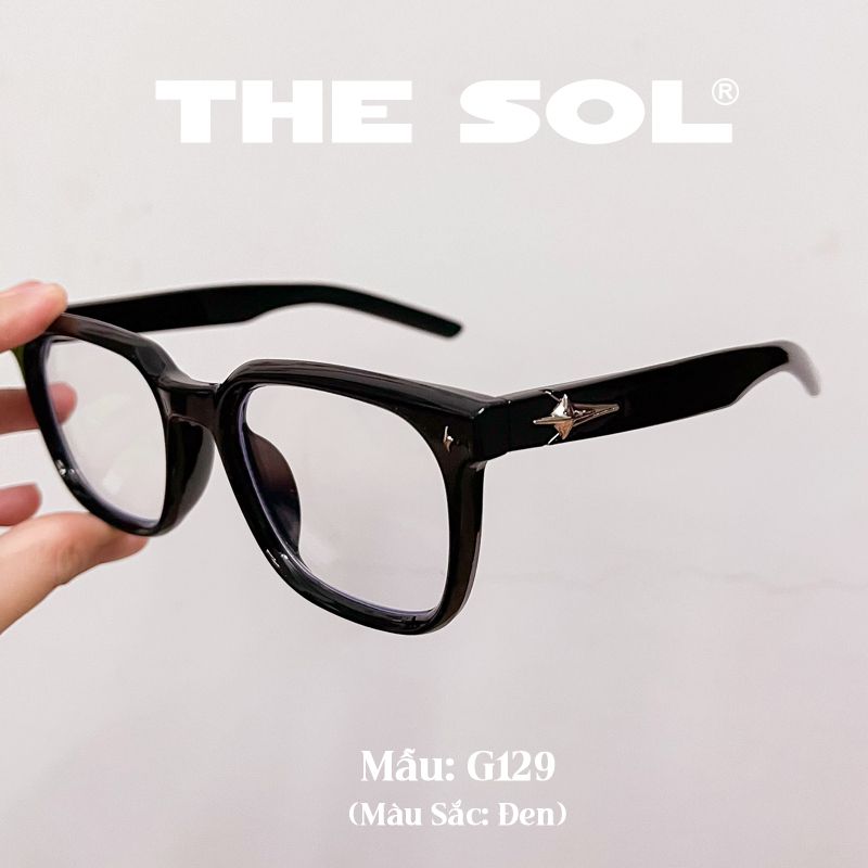  Kính Gọng Nhựa Unisex Mini Silver Star 