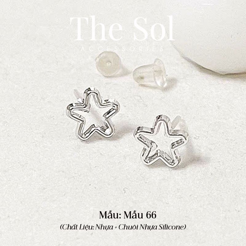  Bông Tai Nhựa 7K - BTN001 / BTN002 / BTN003 / BTN004 