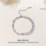  Lắc Tay Titan Chain & Diamond Line - Mẫu 118 