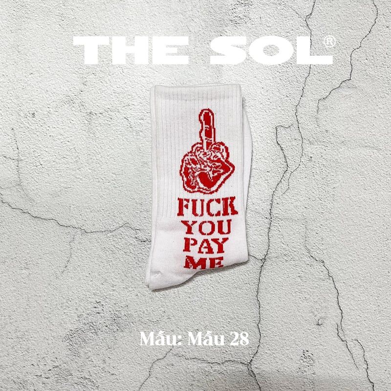  Tất Unisex Cổ Cao - Mẫu 8 