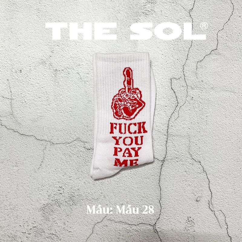  Tất Unisex Cổ Cao - Mẫu 8 