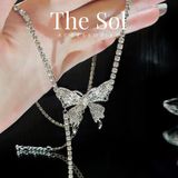  Choker Hàn Quốc Diamond Butterfly 
