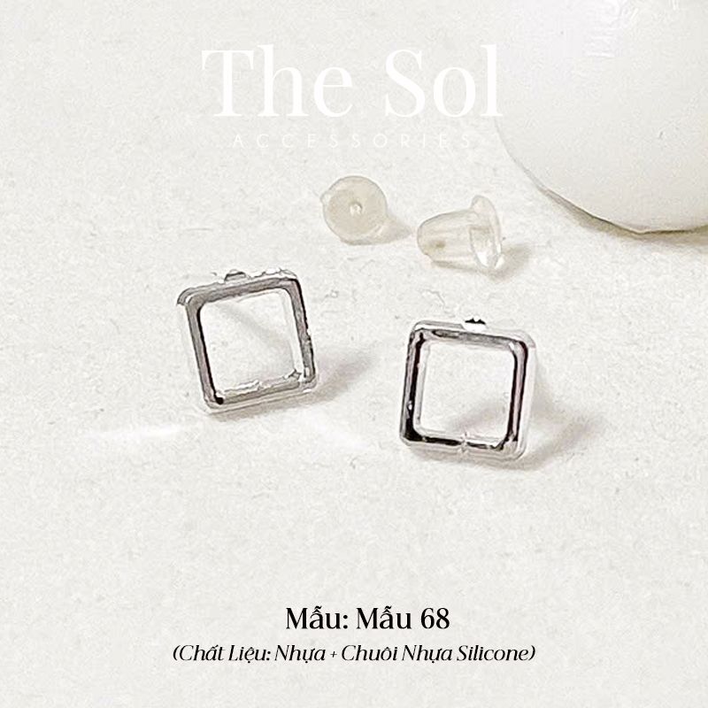  Bông Tai Nhựa 7K - BTN001 / BTN002 / BTN003 / BTN004 