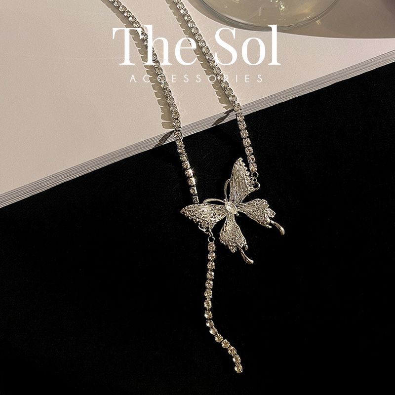  Choker Hàn Quốc Diamond Butterfly 