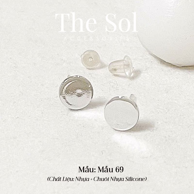  Bông Tai Nhựa 7K - BTN001 / BTN002 / BTN003 / BTN004 