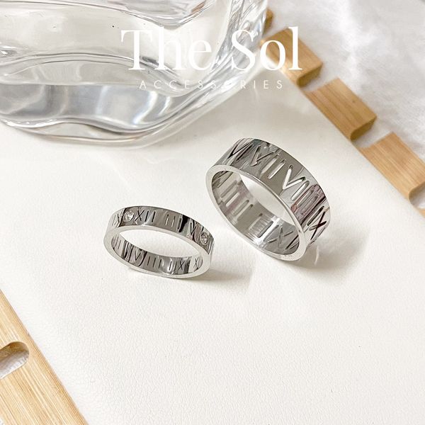  Nhẫn Đôi Titan The Roman 