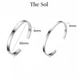  Vòng Tay Titan Unisex The Cuff - 4mm - Mẫu 60 