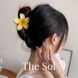  Kẹp Gắp Hàn Quốc Hoa Sứ Acrylic - 8cm 