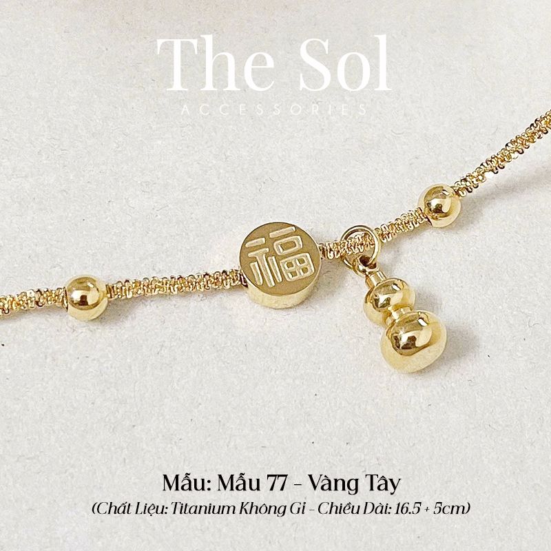  Lắc Tay Titan Golden Gourd - Mẫu 77 