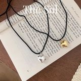  Dây Chuyền Hàn Quốc Metal Heart 
