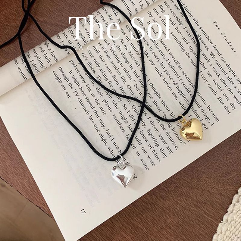  Dây Chuyền Hàn Quốc Metal Heart 