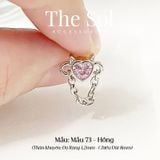  Khuyên Tai Thép Xi Mạ Unisex Evil Heart - Mẫu 73 