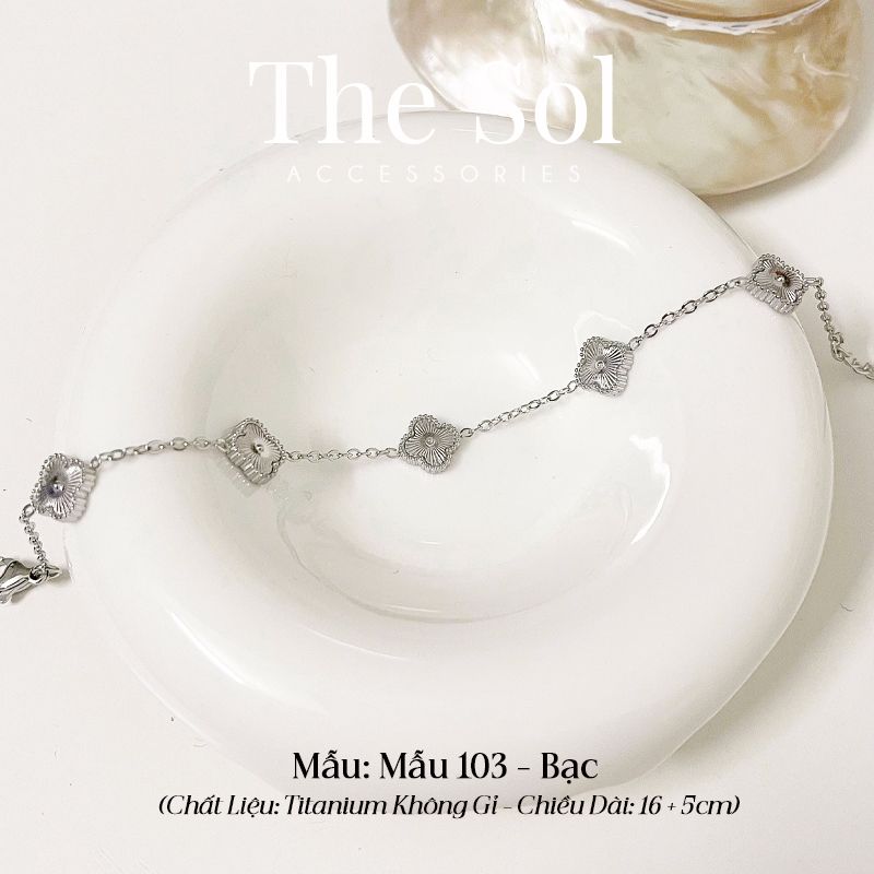  Lắc Tay Titan Blossom Lou 0.9cm - Mẫu 103 