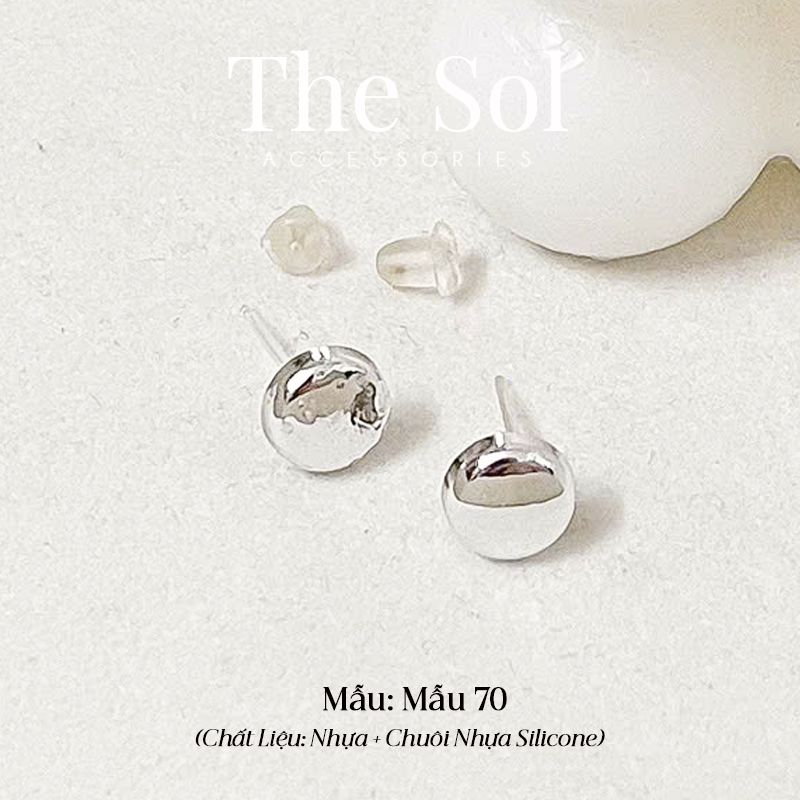  Bông Tai Nhựa 7K - BTN001 / BTN002 / BTN003 / BTN004 