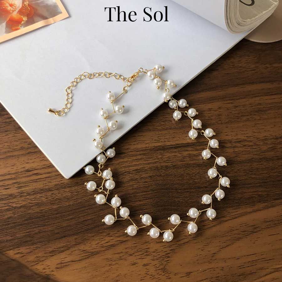  Choker Hàn Quốc Elegant Pearls 