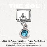  Charm Titan Italian Bracelet - Charm Đá Treo 