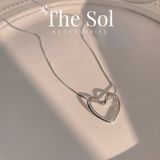  Dây Chuyền Hàn Quốc Hollow Heart 