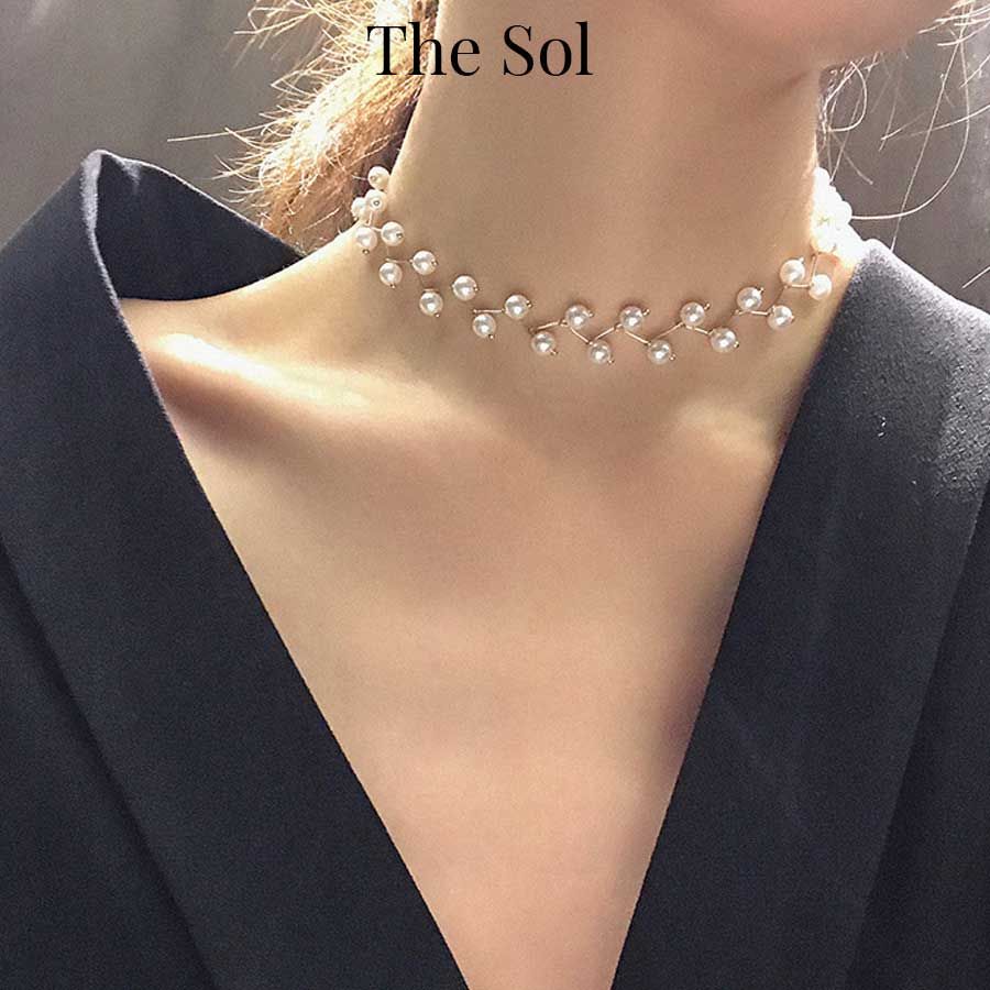  Choker Hàn Quốc Elegant Pearls 