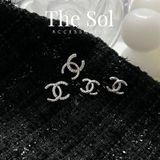  Bông Tai Seropi Silver Chanel 