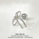  Khuyên Tai Thép Xi Mạ Metal Bow - Mẫu 98 