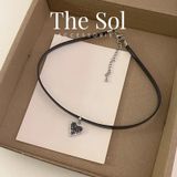  Choker Hàn Quốc Bling Black Heart 