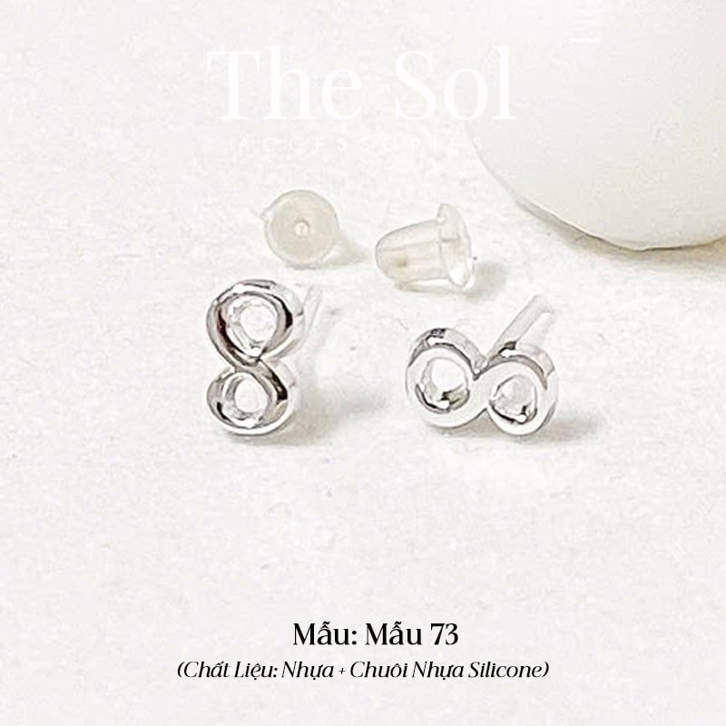  Bông Tai Nhựa 7K - BTN001 / BTN002 / BTN003 / BTN004 