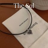  Choker Hàn Quốc Bling Black Heart 