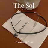  Choker Hàn Quốc Bling Black Heart 