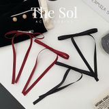  Kẹp Tóc Hàn Quốc Y2K Bow - 1 Chiếc 