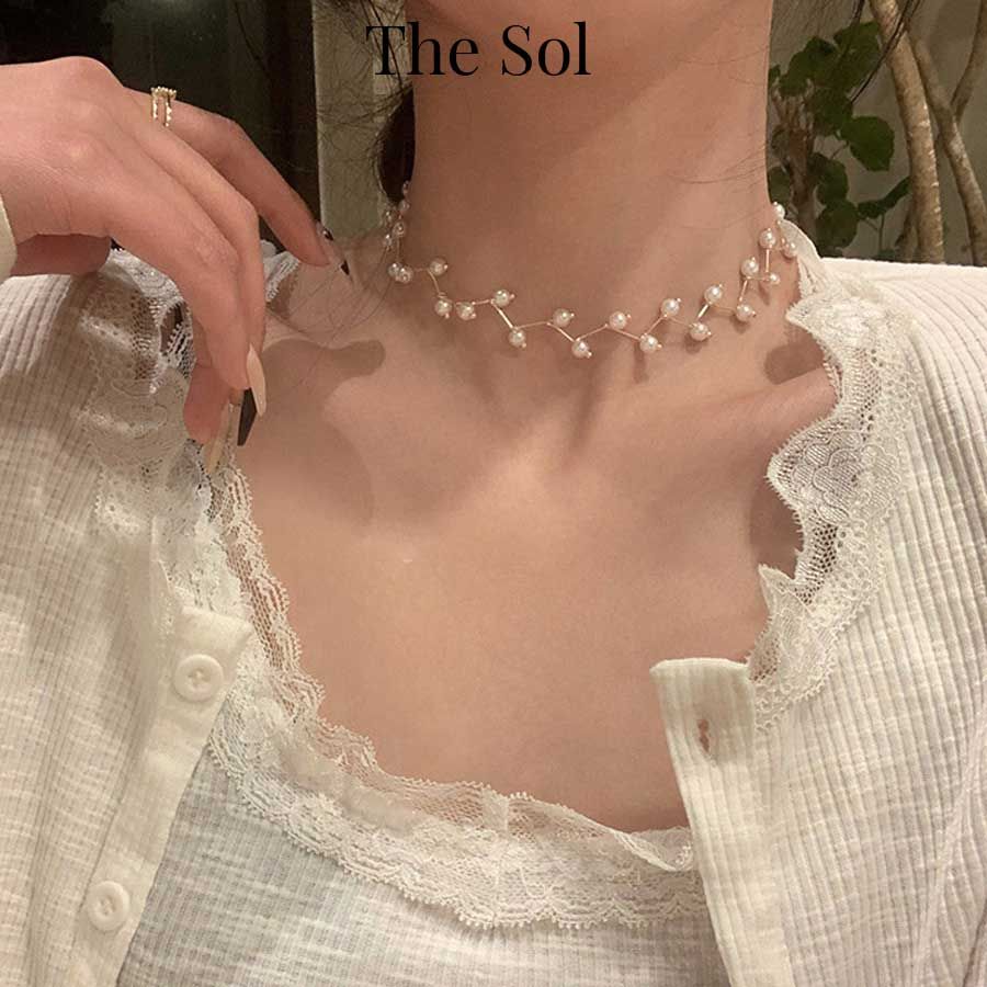  Choker Hàn Quốc Elegant Pearls 