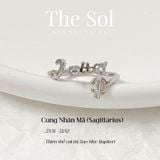 Nhẫn Hàn Quốc Solar Zodiac 