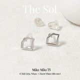  Bông Tai Nhựa 7K - BTN001 / BTN002 / BTN003 / BTN004 