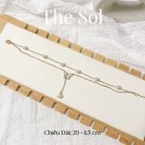  Lắc Chân Titan Double Pearls 