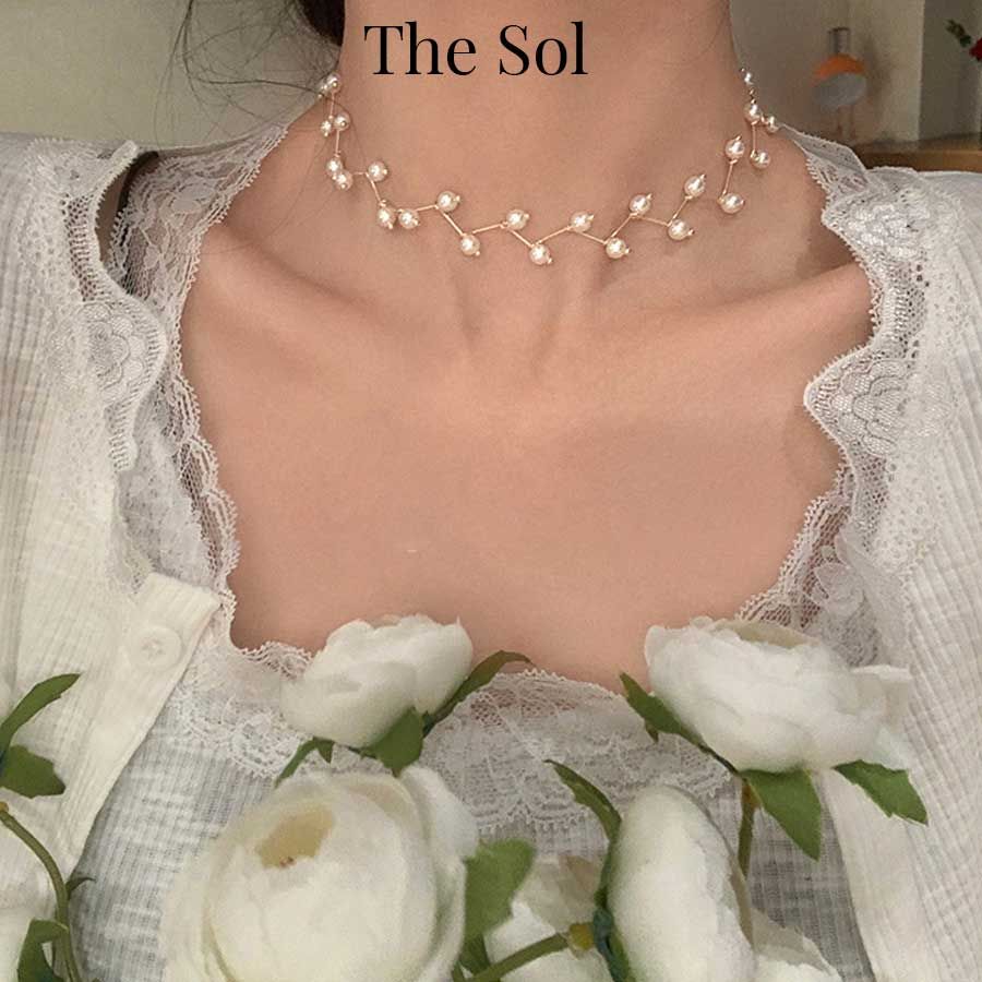  Choker Hàn Quốc Elegant Pearls 