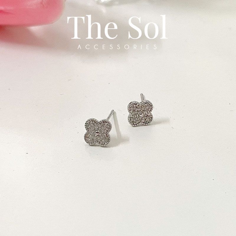  Bông Tai Seropi Mini Dia Clover 