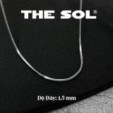  Dây Chuyền Titan Unisex Basic Chain - Dây Mì 