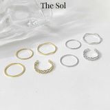  Set Nhẫn Hàn Quốc Simple Ring - Bộ 4 Chiếc 