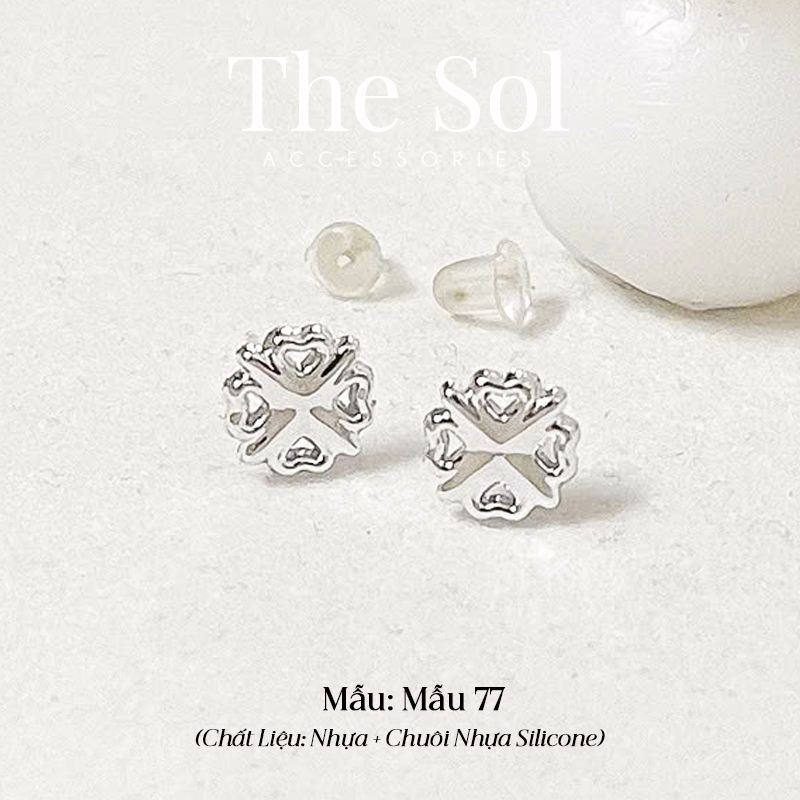  Bông Tai Nhựa 7K - BTN001 / BTN002 / BTN003 / BTN004 