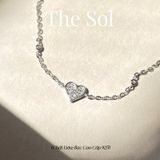  Lắc Tay Bạc Mini Heart 